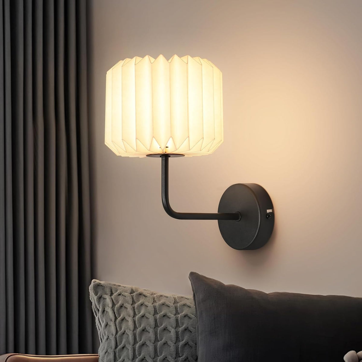 ZMH Wandleuchte Innen Wandlampe Schlafzimmer - Vintage Flur Wandbeleuchtung