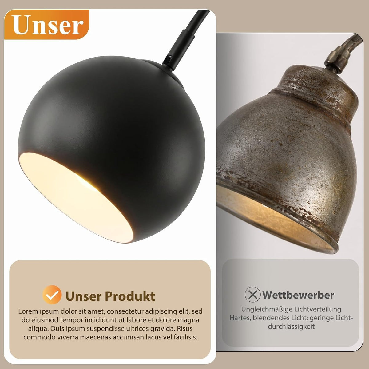 ZMH Stehlampe Wohnzimmer Bogenlampe E27 Fussschalter