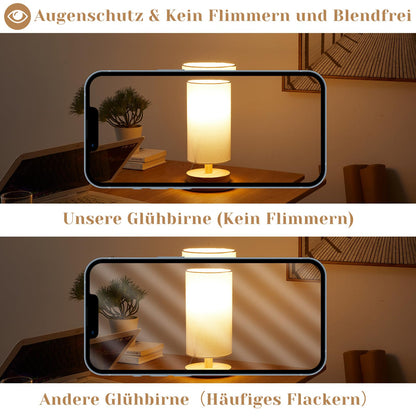 ZMH  6er LED Glühbirne Lampe: E14 Vintage Edison Glühlampe Warmweiß Filament Leuchtmittel G45 2700K Bulbs 4W Retro Birne Hochwertiges Glas Energiesparlampe für Hotel Café Haus Bar