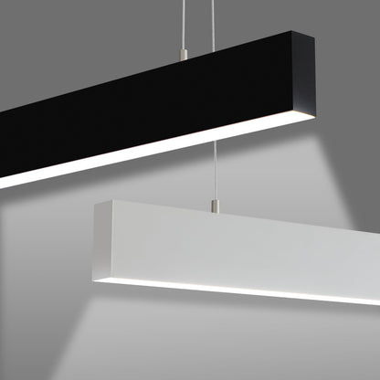 ZMH LED Pendelleuchte Esstisch H?ngelampe Dimmbar - 32W Modern Esstischlampe H?ngend 107CM H?henverstellbar mit Fernbedienung H?ngeleuchte Lang Linear Design f¨¹r Esszimmer B¨¹ro Wohnzimmer