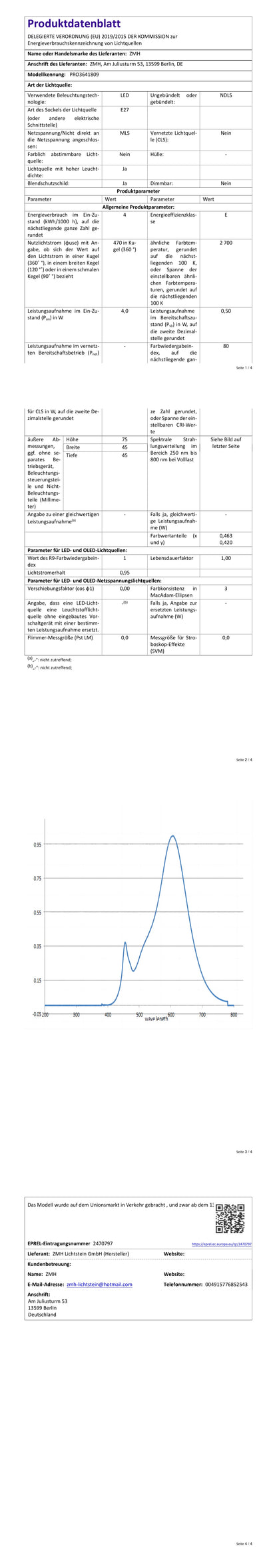 ZMH LED Lampe E27 Glühbirne: G45 Vintage Glühlampe 6 stück Edison Retro Birne Warmweiss 2700K Bulbs 4W Warmweiß Filament Leuchtmittel Glas Antike Energiesparlampe für Hotel Café Haus Bar
