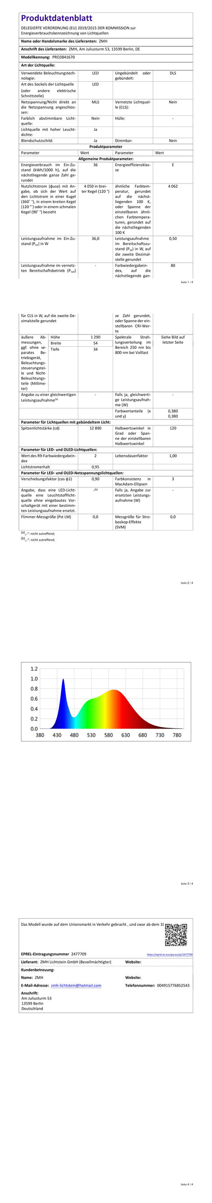 ZMH Feuchtraumleuchte LED 120CM Werkstattlampe - 36W 3960LM Deckenlampe IP65 Wasserfest Kellerlampe Neutralweiß 4000K Leuchtstoffröhre für Garage Werkstatt Feuchtraum Küche Warenhaus Büro Bad