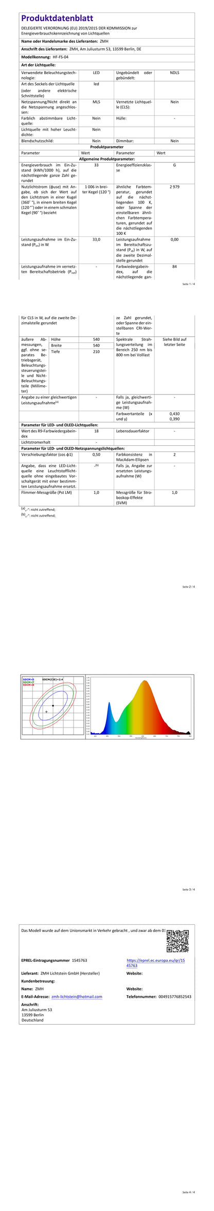 ZMH Deckenventilator mit Licht und Fernbedienung Leise +Timer 50 CM Dimmbar 33W, Wohnzimme Schlafzimmer Kinderzimmer Arbeitszimmer Flur