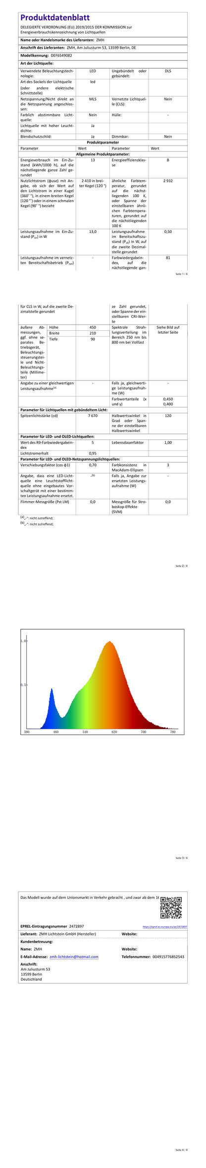 ZMH Tischlampe Modern LED Tischleuchte - Weiß Ringform Nachttischlampe Drehbaren Abnehmbar Ringen 13W 3000K Warmweiß für Schlafzimmer Wohnzimmer Kinderzimmer Büro