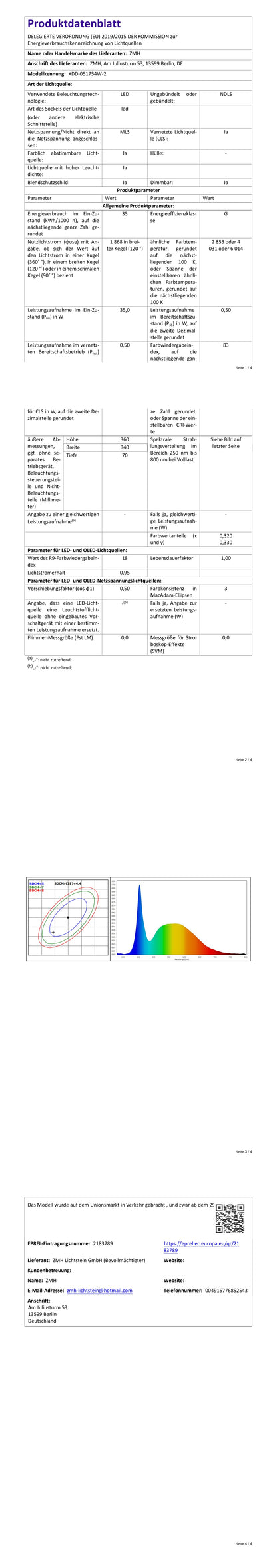 ZMH LED Deckenleuchte Wohnzimmer Dimmbar Deckenlampe mit 2 Rund Ring/Quradratisch, Augenschutz, LED fest integriert, Tageslichtweiß, 35W, 2800lm