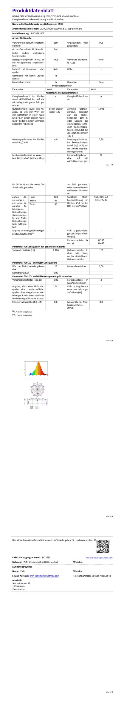 ZMH 1er pack LED Glühbirne E27 Vintage Lampe - A60 Warmweiß Filament Leuchtmittel 2200K Edison Retro Glühlampe 4W Dekorative Birne Antike Energiesparlampe Beleuchtung für Restaurant Haus Café