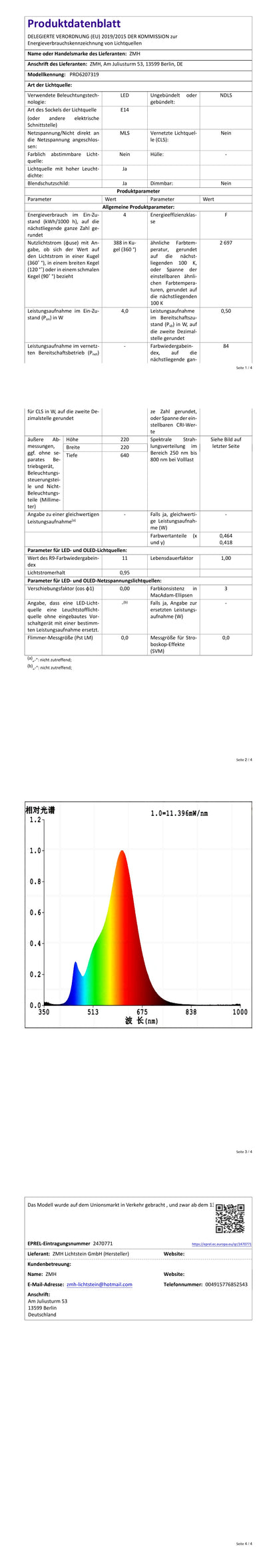 ZMH 6X LED Glühbirne E14 Vintage Glühlampe für Kronleuchter in LED Klar Kerzenlampe Warmweiß 2700K 4W Entspricht Glühlampe im Haus Café Bar Restaurant - Nicht Dimmbar