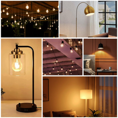 ZMH 6er pack LED E27 Gl¨¹hbirne: A60 Vintage Lampe Edison Leuchtmittel 4W 2700K Warmweiss Gl¨¹hlampe Retro Filament Birnen Bulb Energiesparlampe f¨¹r Haus Caf¨¦ Bar - Nicht Dimmbar